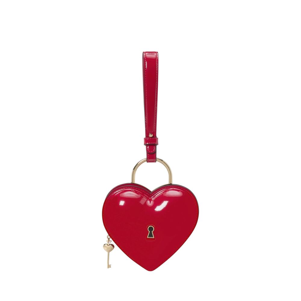 KATE SPADE New York Key to My Heart Wristlet in Cherry Rouge